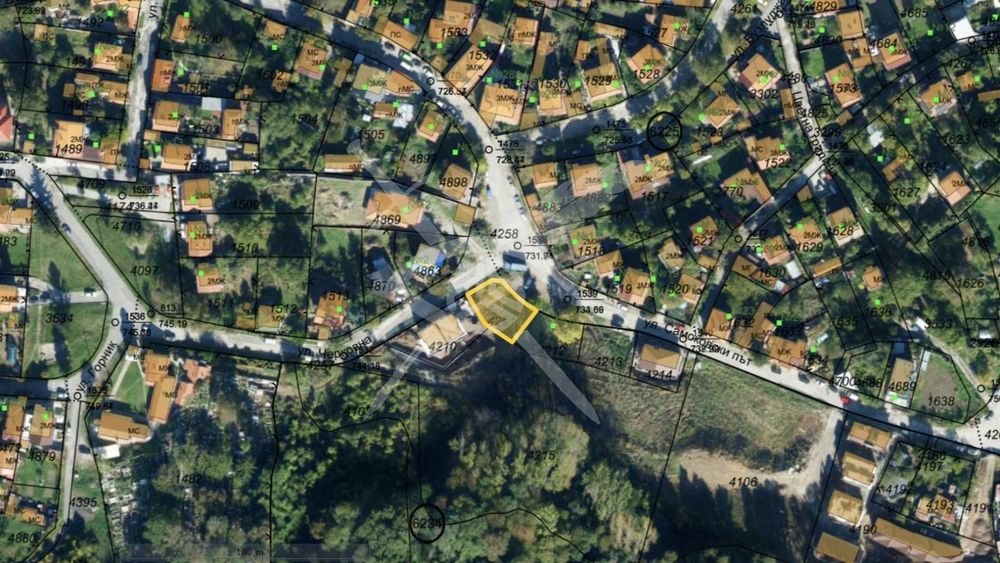 Парцел в село Лозен № 99689