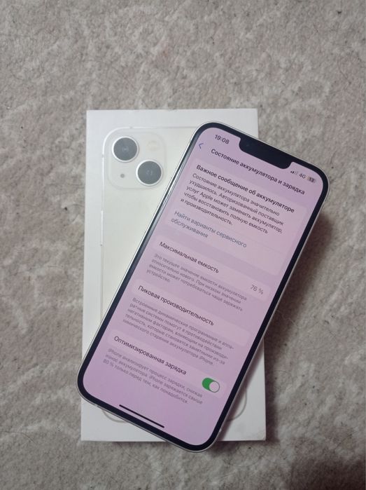 iPhone 13 128гб 76% емкость