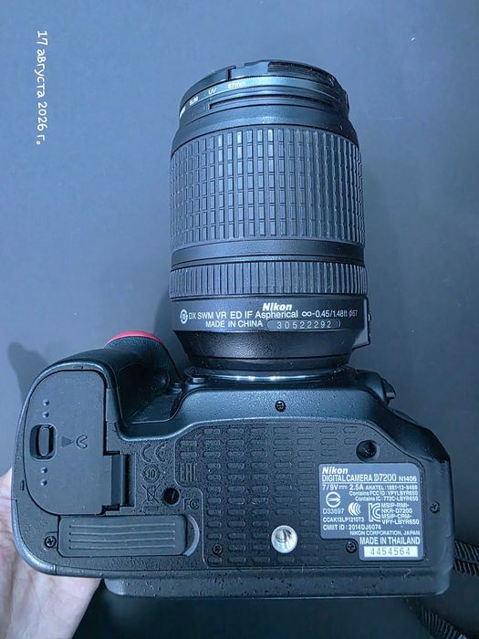 фотоаппарат Nikon D7200 в отличном состоянии