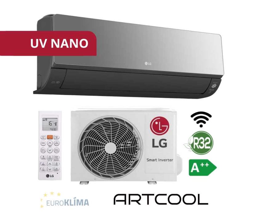 Кондиционер LG AC12BK Artcool Dual Inverter Wi-Fi 12/18/24 Ionizer+