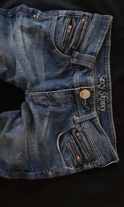 Дънки Sexy Skinny, low rise, син цвят, XS