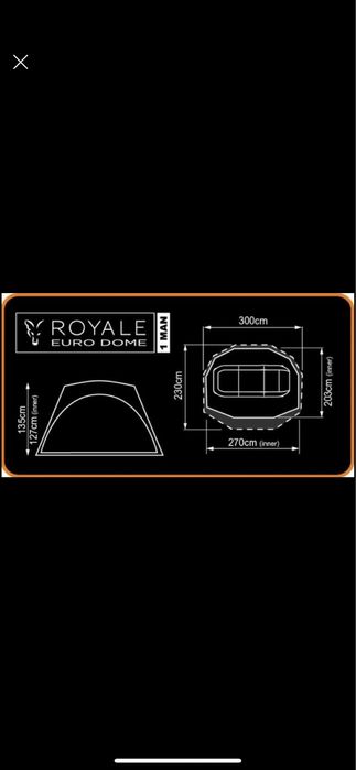 Cort fox royale euro dome 1 man