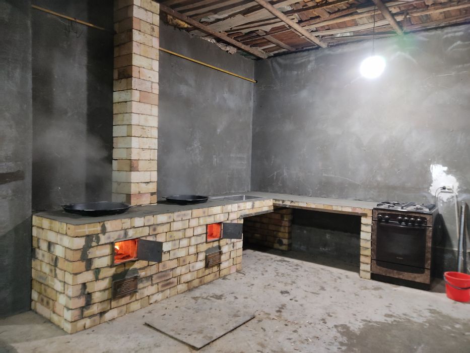 Учок печка камин барбикю тандир курамиз хархил дизайда