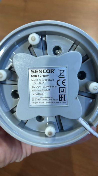 Кофемолка Sencor SCG 1050WH