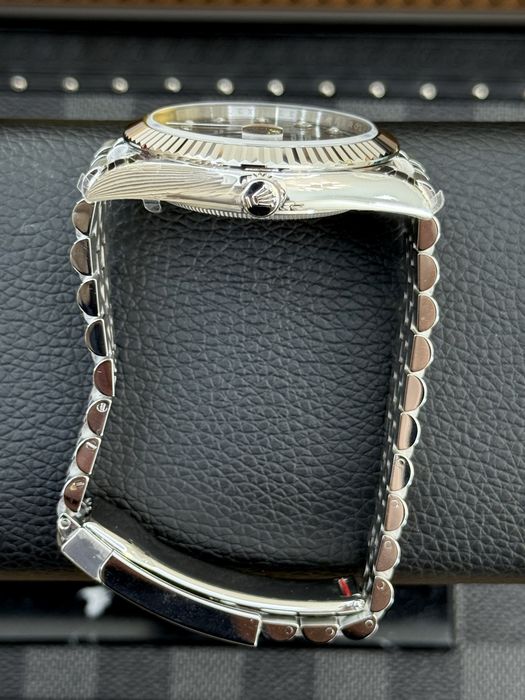 Rolex Date-Just Diamond 41 Black Dial ETA 3235