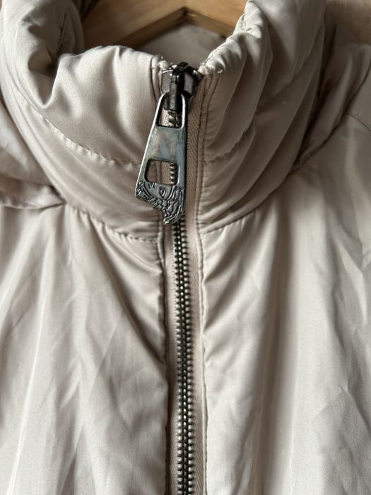 Geaca Unisex Puffer Bej Versace de Toamna si Iarna