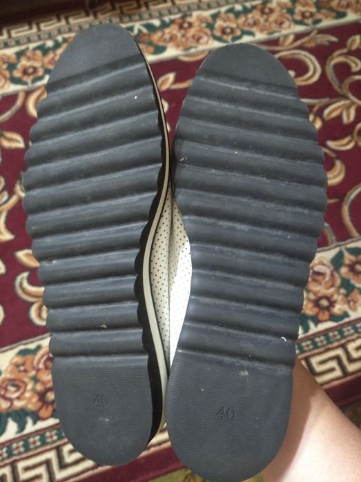 Туфли кожаные, фирменные,40размер,50000сум.,б/у