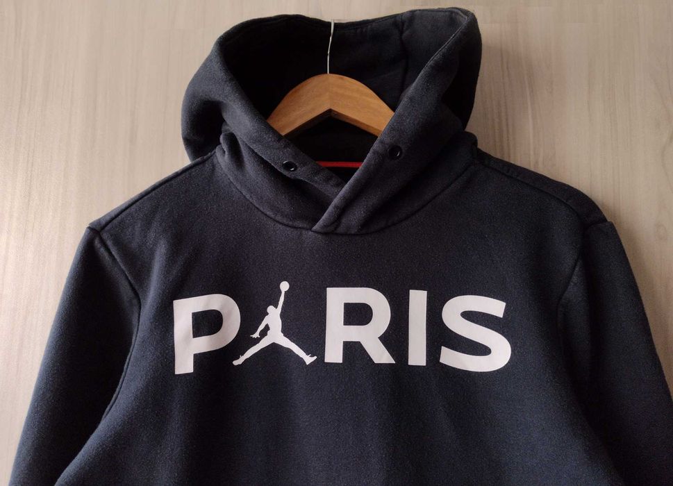 Air Jordan / PSG / Paris Saint-Germain - мъжки суичър с качулка