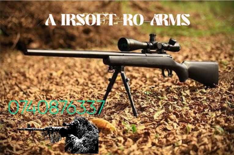 Pusca Airsoft Wood MB03 FullMetal Mod 5,4j PutereMAXIMA 6mm