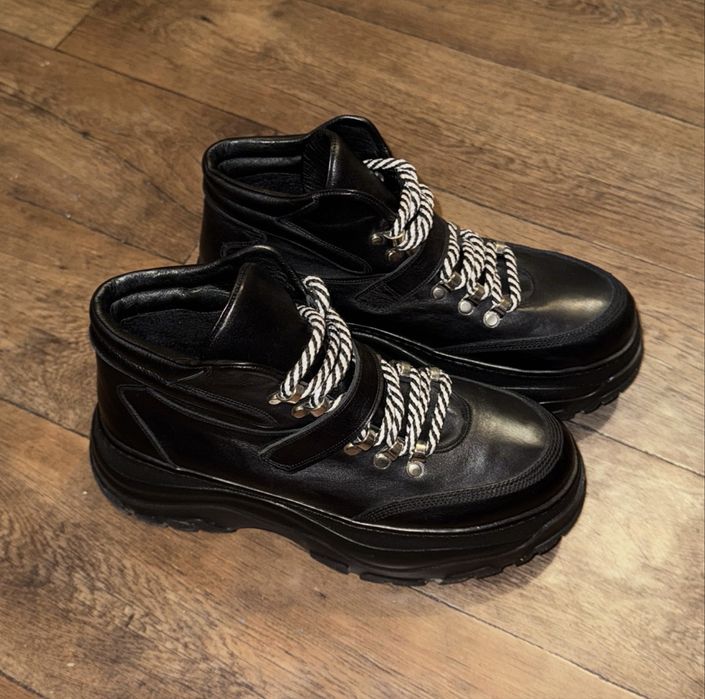 Ботинки демисезонные кожаные