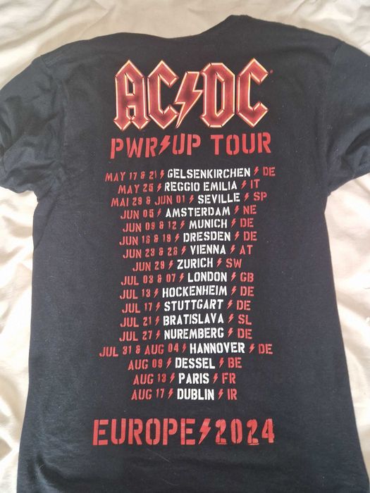 Tricou AC/DC original de la tour 2024