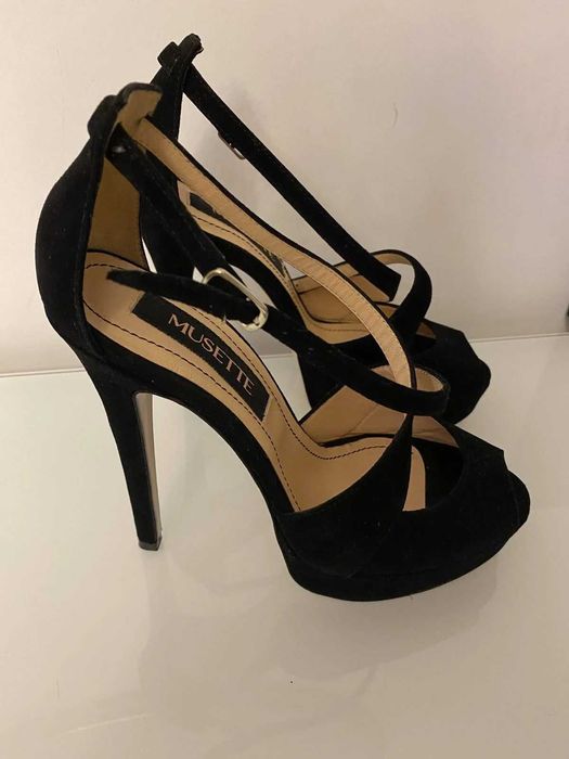 Sandale Musette noi, mărinea 37