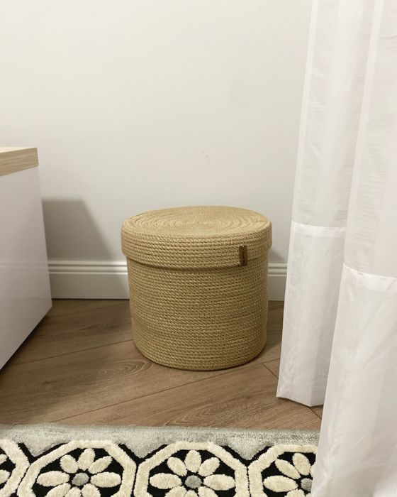 Джутовая корзина