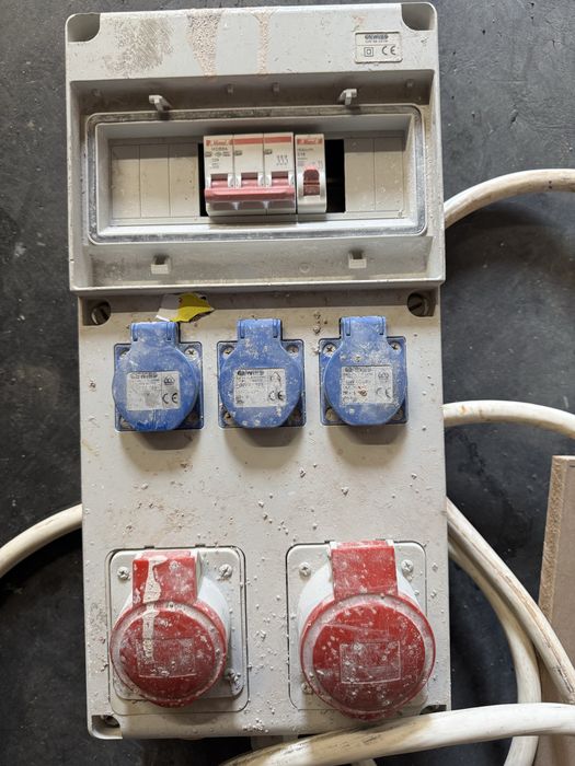 Tablou electric șantier trifazic Gewiss 400V + 230V, complet
