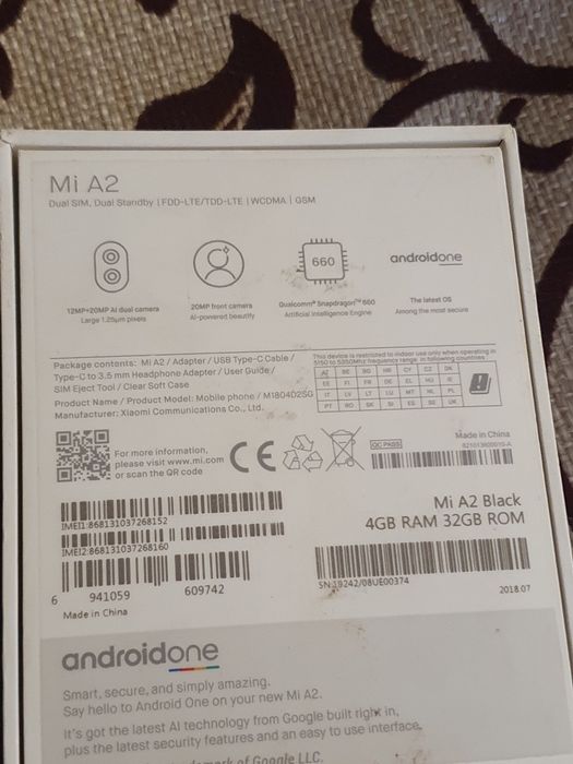 Xiaomi Mi A2 4/32 Global Version