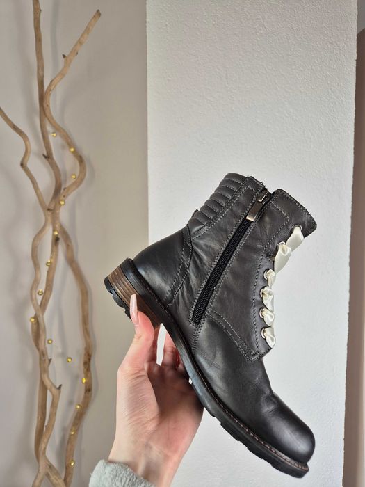 ghete piele naturală 37 custom