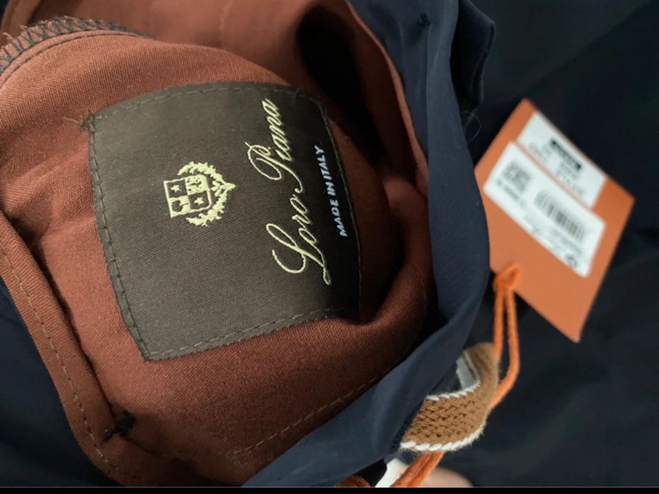 Pantaloni noi Loro Piana | Marimea 33 | Bleumarin