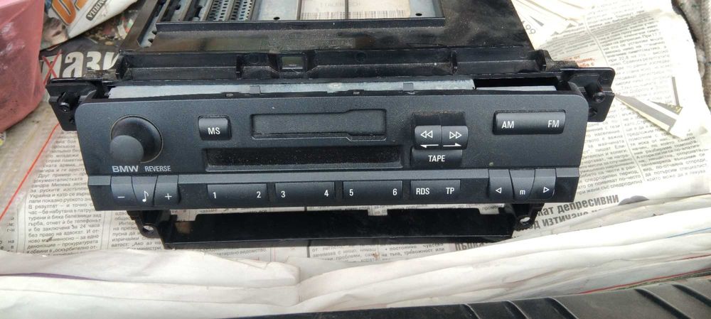 БМВ Е46 автокасетофон с монтирани LINE IN