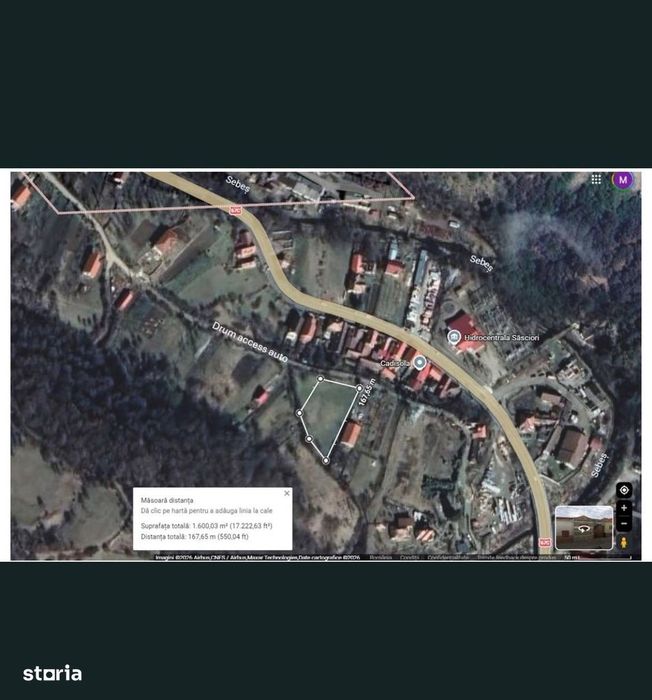 Teren intravilan de vânzare, 1560 mp, utilitati
