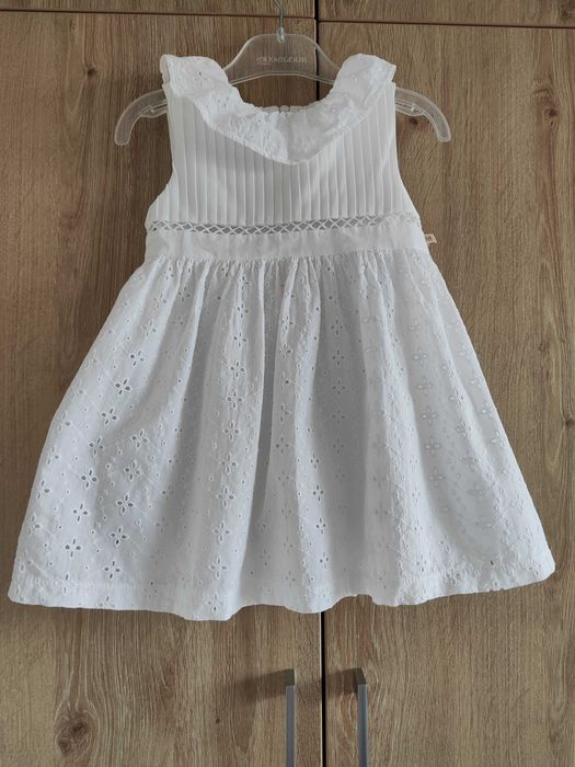 Бяла рокля Carnival kids 92 размер