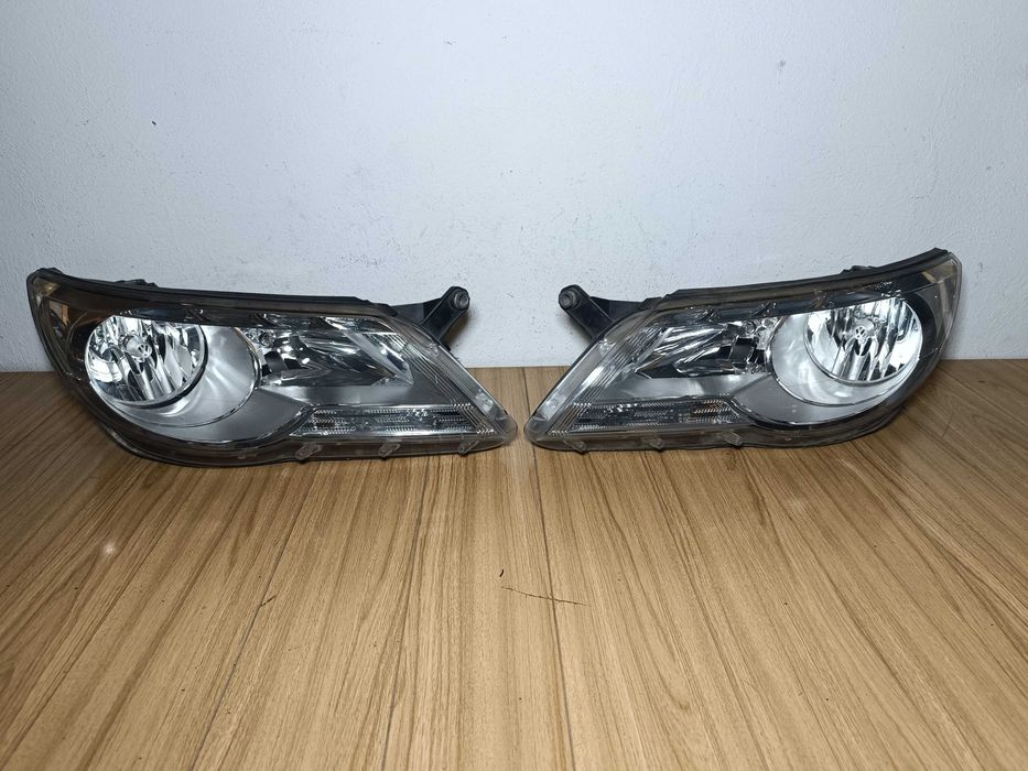 Фары 2шт VW Volkswagen Tiguan 1-пок Дорест 07-11г Фольксваген Тигуан