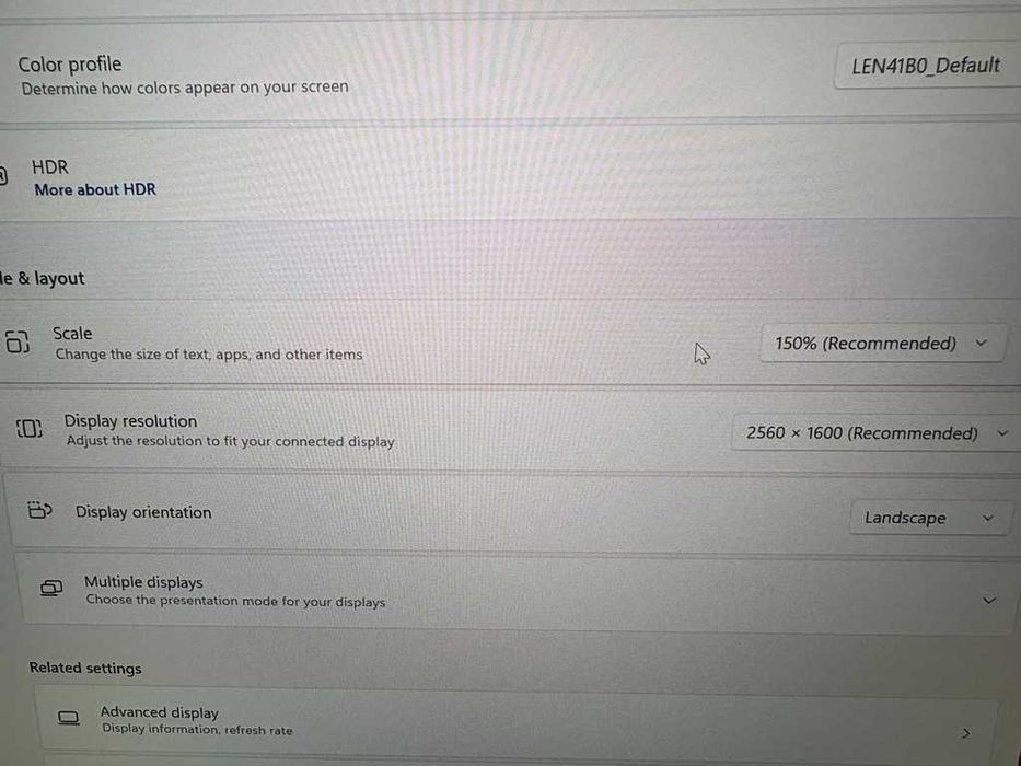 Lenovo ThinkPad P1 Gen 7 16”2,5K 500nit RTX A2000, Ultra 7 165H 32/1Tb