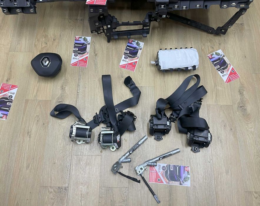 Renault Clio V kit airbag volan pasager - plansa de bord - set centuri