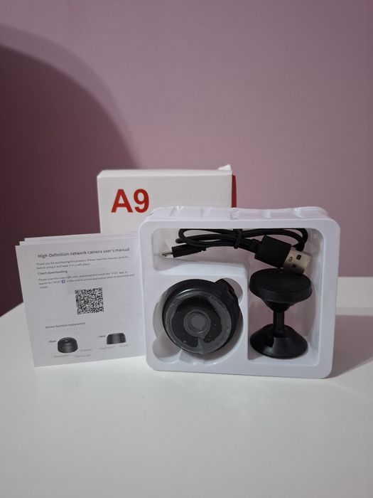 Camera spion mini A9 Wifi wireless HD 1080p, neagra