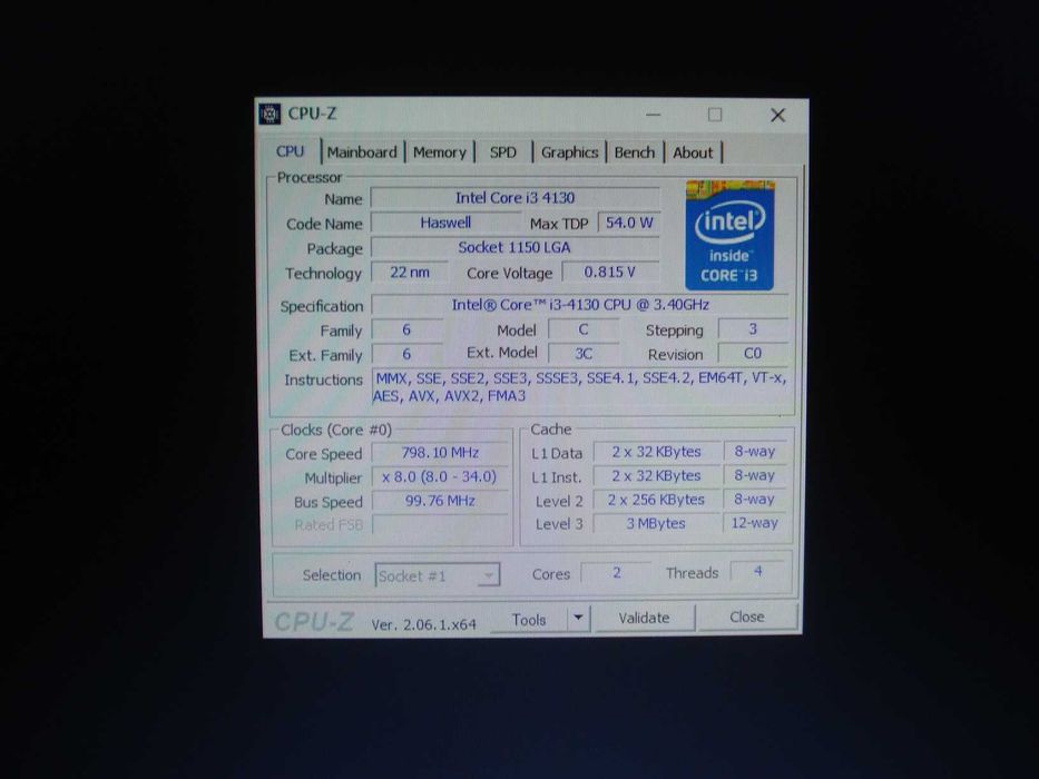 Procesor intel core i3 4130 3.4ghz 4 core sk 1150
