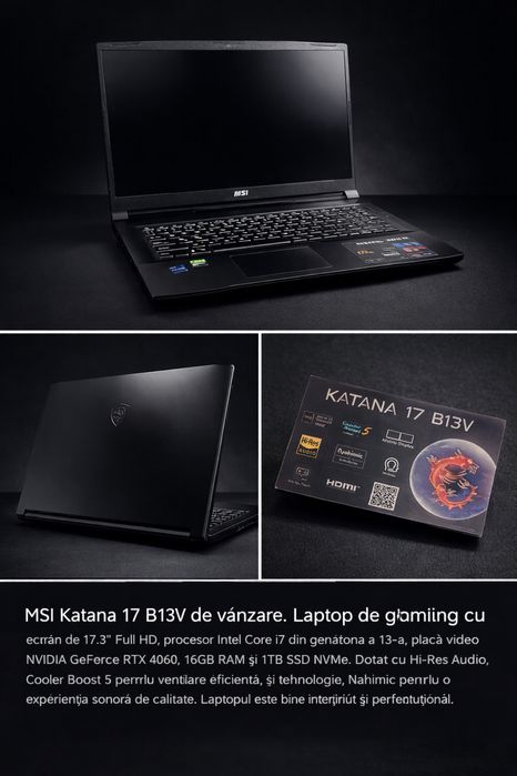Laptop MSI katana 17 B13V