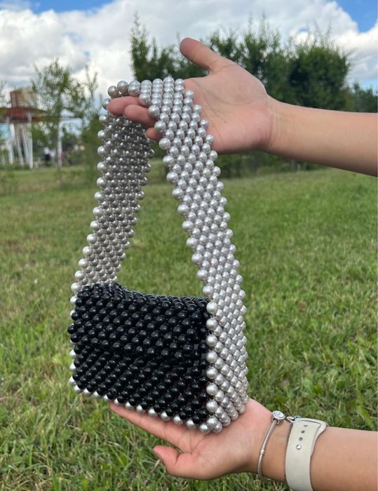 Сумка из бусин ручная работа