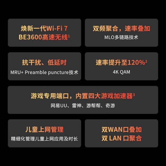 TP-Link TL-7DR3610 BE3600 Wi-Fi 7 Router (Язык интерфейса китайский)