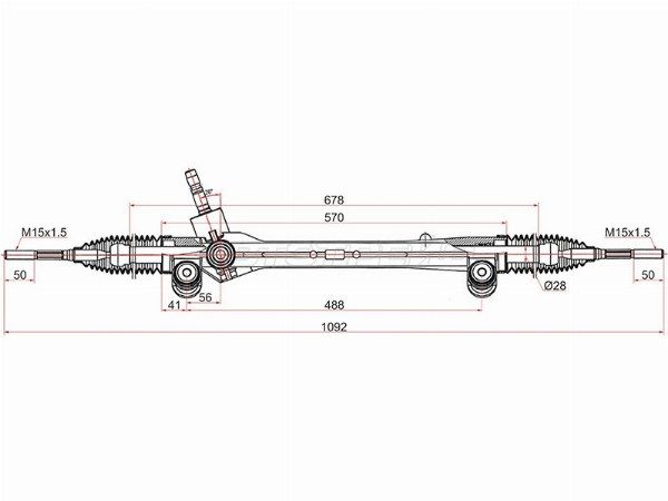Рейка рулевая Toyota Camry