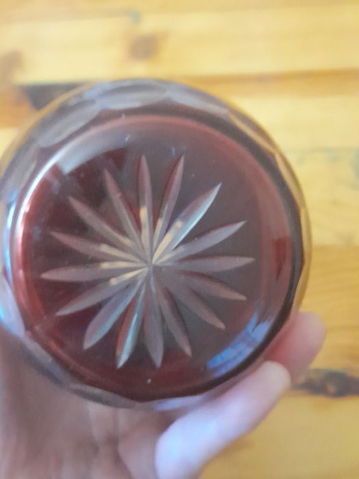 Ваза цветно стъкло