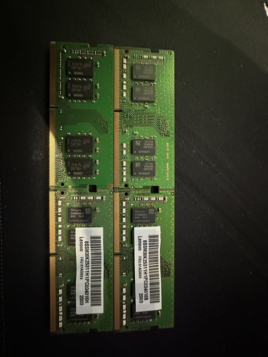 Memorii 8gb RAM 4 bucati diferite frecvente