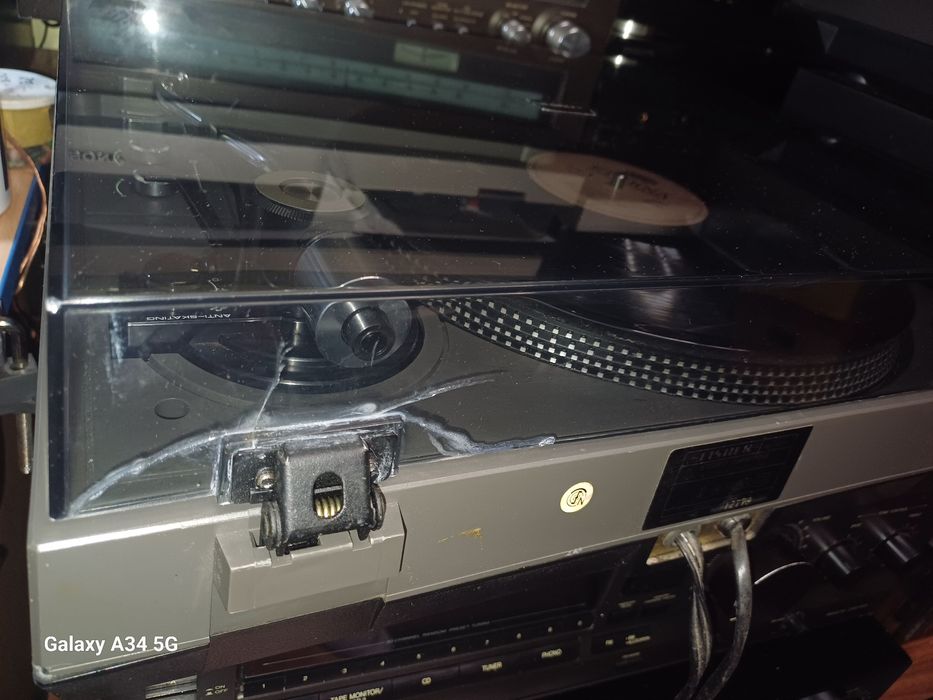 Fisher Mt-6211 belt drive pick-up dc-servo stereo ca siTechnics