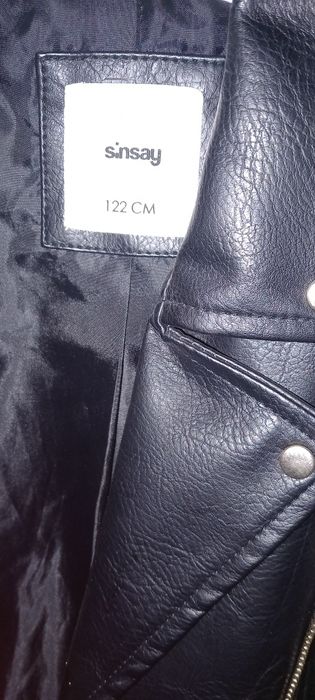 Geaca imitatie piele 122 cm