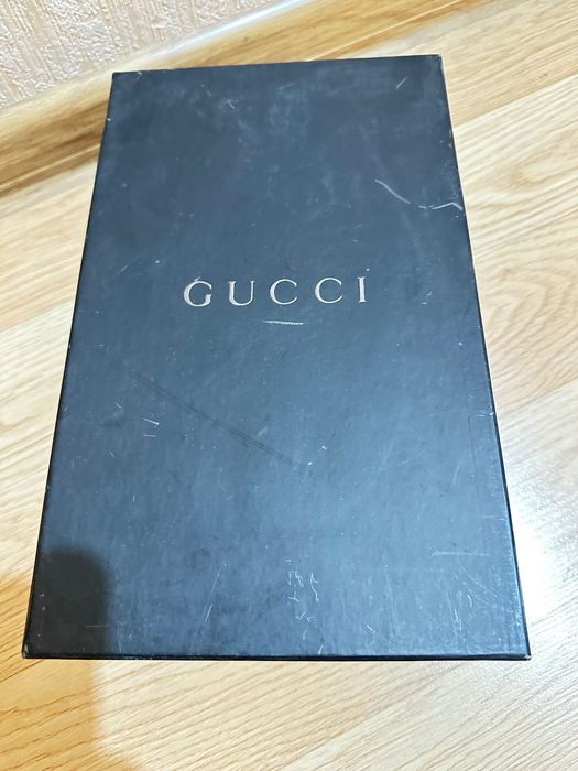 Туфли кожаные белые Gucci