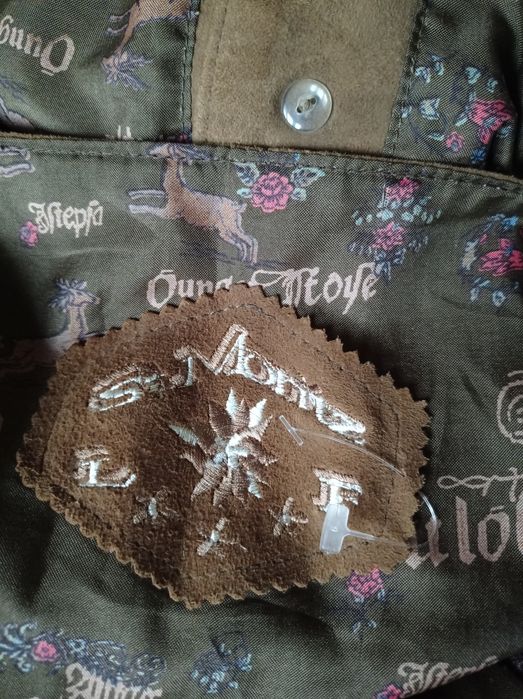 Vesta scurta piele naturala retro - vintage S - M maro
