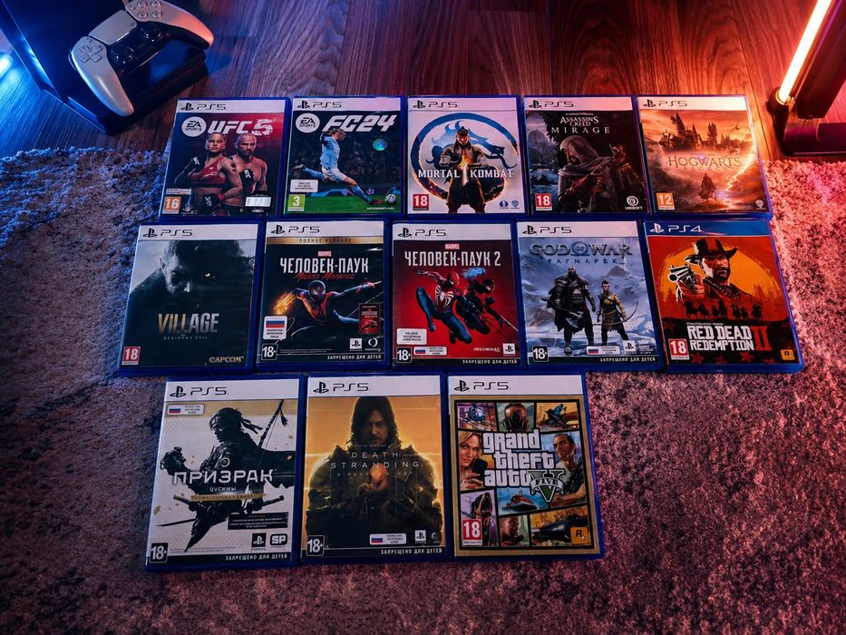 Продам или обменяю игры диски от ps5