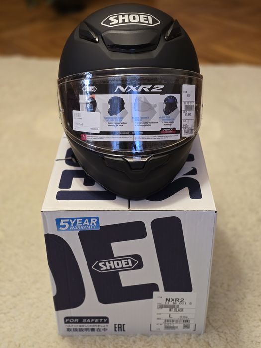 Cască Nouă SHOEI NXR2 · Negru Mat, marimea L