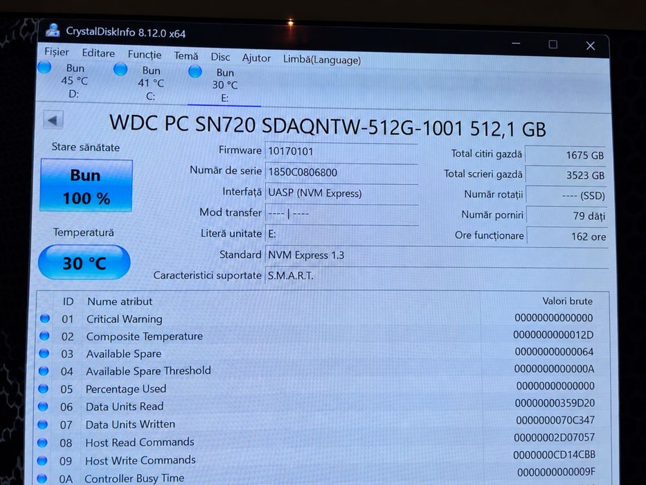 Ssd nvme 521 gb samsung