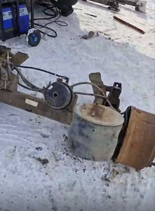 Ось в сборе для полуприцепов, тонар и тп