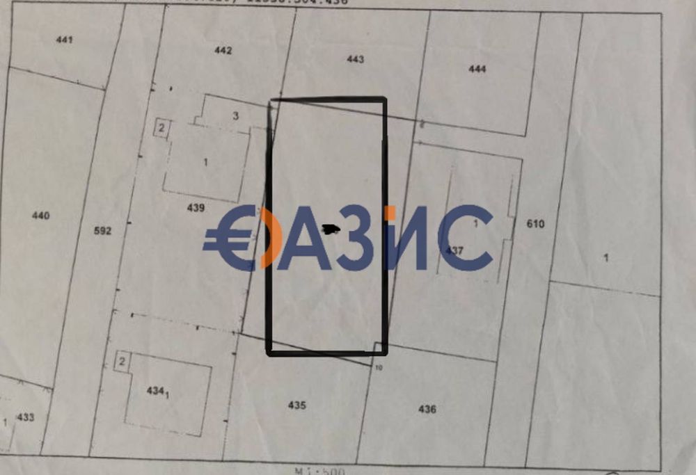Парцел в регулация, Свети Влас, м. Инцараки, България - 594 кв. м.,