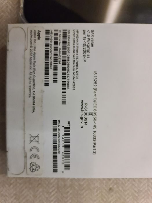İPhone 14. 128гб в отличном состоянии