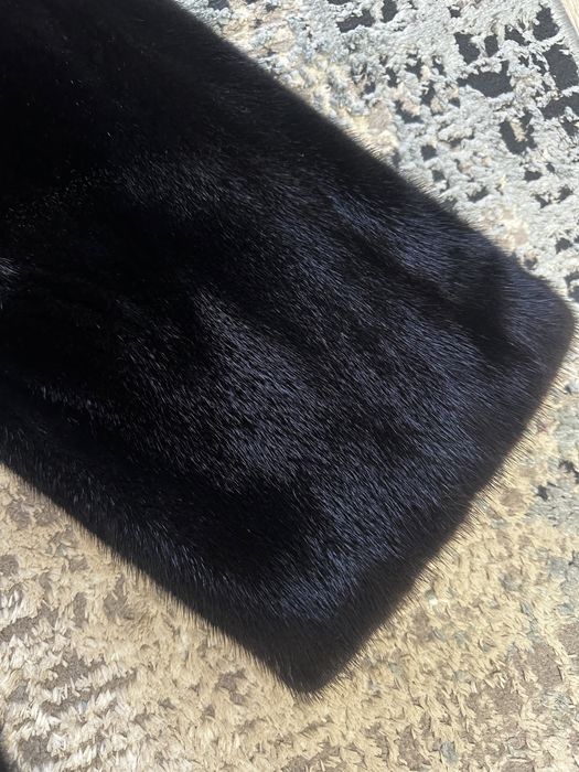 Норковая шуба black NAFA