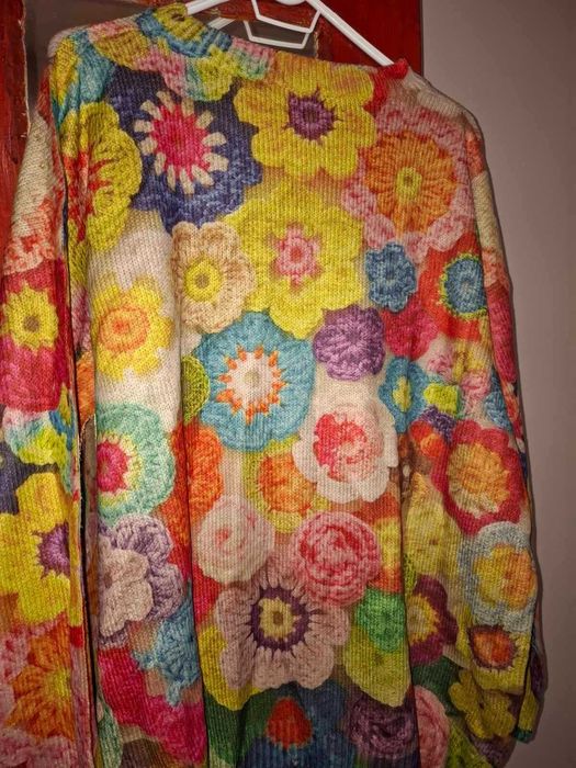 Дамски пуловер 3 Д щампа