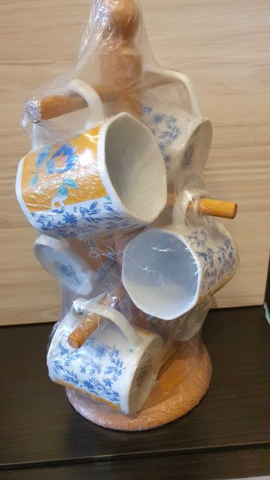 Малък сервиз за кафе- 6 чаши НОВ!