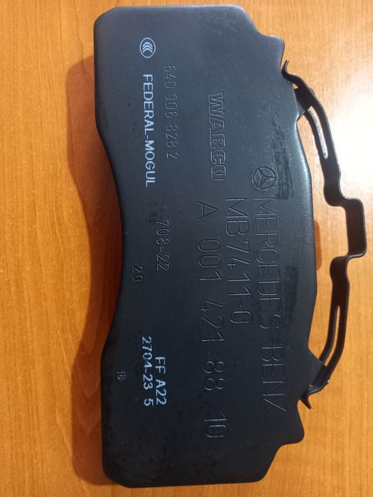 Placute mercedes mp 5 și perna aer motrica