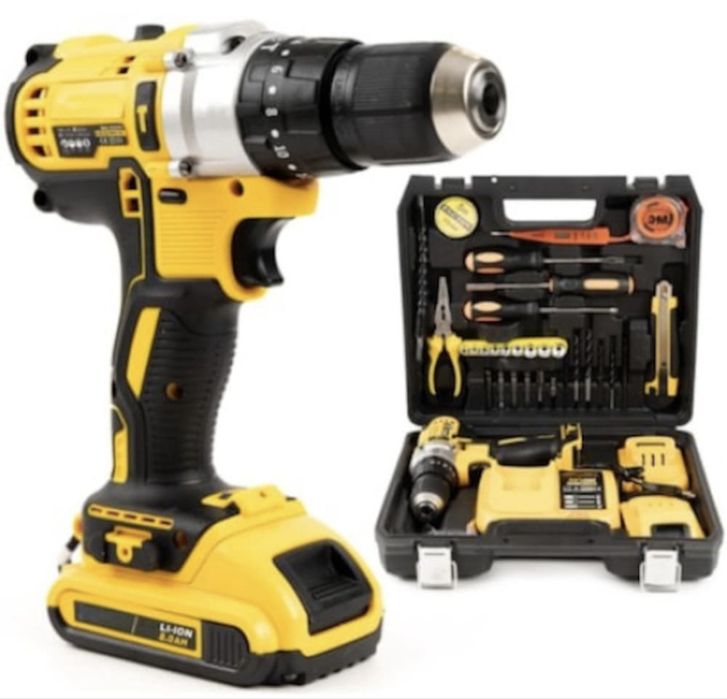 Bormasina / autofiletant  cu percutie 2 baterii Dewalt/ Bosch / Makita